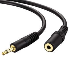 3.5 MM STEREO ERKEK/DİŞİ 10 METRE GOLD AUX UZATMA KABLO