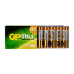 GP 15AU R6 ULTRA ALKALİN AA KALEM PİL (40LI PAKET FİYATI)