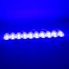POWERMASTER 12V 0.6W MAVİ 2835 65X25 MM IP65 120LM 160 DERECE MODÜL LED
