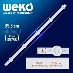 L2-TYPE 6916L-1216A - 39.8 CM 5 LEDLİ - (WK-1226)