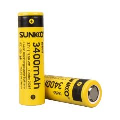 SUNKKO 3.7 VOLT 3400 MAH 18650 ŞARJ EDİLEBİLİR PİL (ADET FİYATIDIR)