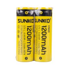 Sunkko 3.7 Volt 1200 Mah 17500 Şarj Edilebilir Pil (Tekli)