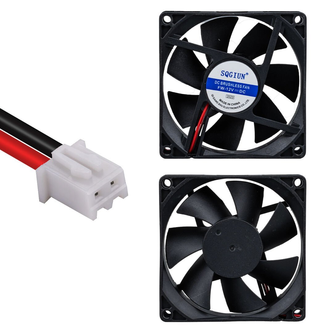 POWERMASTER IC-216 FIRÇASIZ DC FAN 80X80X25MM 12 VOLT 2 PİN