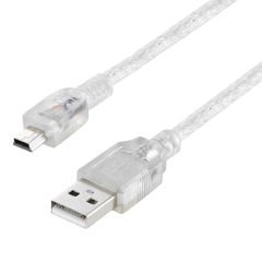 IPOD ŞARJ ALETİ KABLOSU USB 5 PİN GENİŞ 1.5 METRE ŞEFFAF POWERMASTER (SL-UK5)