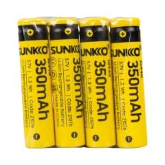 Sunkko 3.7 Volt 350 Mah 10440 Şarj Edilebilir Pil (Tekli)