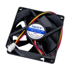 POWERMASTER IC-216A FIRÇASIZ DC FAN 80X80X25MM 24 VOLT 3 PİN