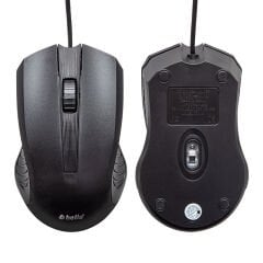 HELLO HL-2732 USB KABLOLU SİYAH 800 DPI MOUSE