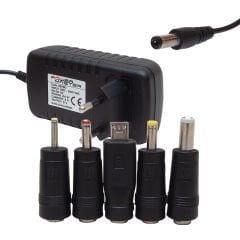 POWERMASTER PM-33780 5 VOLT - 3 AMPER - 15 WATT 5 UÇLU UNIVERSAL ÇOK AMAÇLI ADAPTÖR  (+ 5 ADET UÇU UNUTMA)