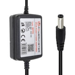 POWERMASTER PM-31770 12 VOLT - 1 AMPER - 12 WATT 5.5*2.5 UÇLU  İKİ UCU KABLOLU MASAÜSTÜ ADAPTÖR