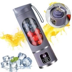 POWERMASTER PM-25965 TAŞINABİLİR DİJİTAL EKRANLI MOR MEYVE SIKACAĞI