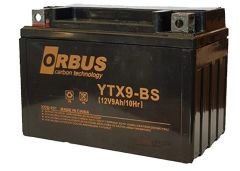 ORBUS YTX9-BS 12V 9A MOTOSİKLET AKÜSÜ (150 X 86 X 107 MM) (2.9KG)