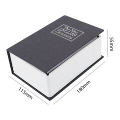 SUNUP SN-26086 KİTAP GÖRÜNÜMLÜ METAL KASA 180X115X55MM