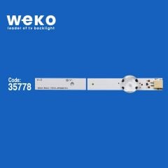 WKSET-6069 35778X10 LG INNOTEK _ARCELİK 65INCH REV0.2  10 ADET LED BAR