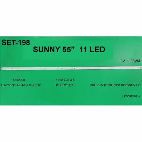 SET-0198 AL Led Backlight-SET - Class