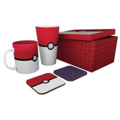 Pokemon Pokeball Hediye Seti ( Bardak-Bardak Altlığı ) GFB0085