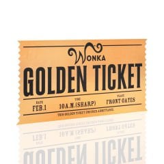 Willy Wonka Çikolata Defter Altın Bilet