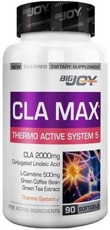 BIGJOY Vitamins Cla Max Thermo Active System 5 Softjel 90