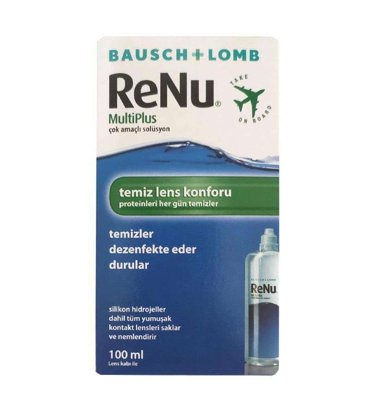 Bausch & Lomb Renu Lens Solüsyonu Multiplus 100 ml