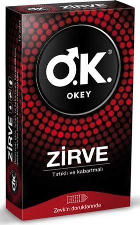 Okey Zirve Prezervatif 10 lu