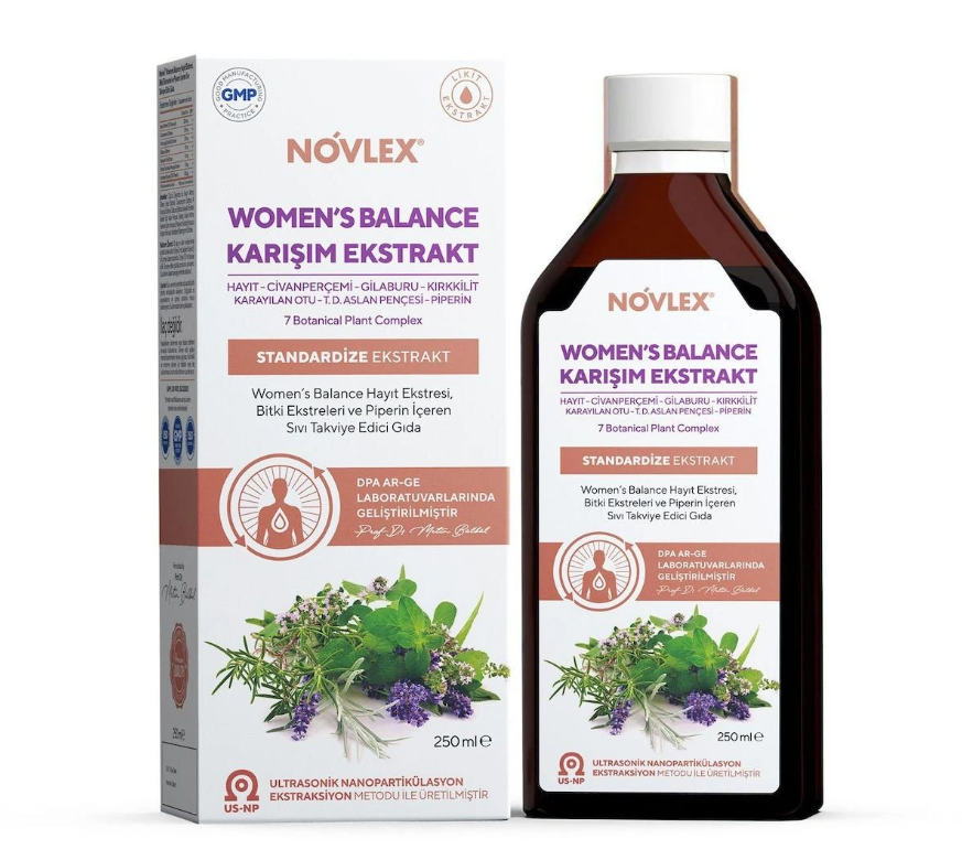 NOVLEX Women's Balance Karışım Ekstrakt 250 ml