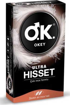 Okey Ultra Hisset Prezervatif 10 lu