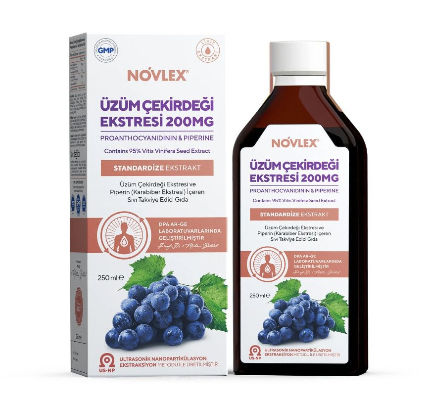 NOVLEX Üzüm Çekirdeği Ekstraktı 250 ml