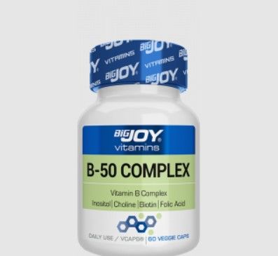 BIGJOY Vitamins B-50 Complex Vegi 60 Kapsül