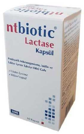 Ntbiotic Lactase 60 Kapsül