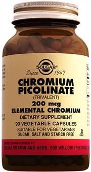 Solgar Chromium Picolinate 200 mcg 90 Kapsül