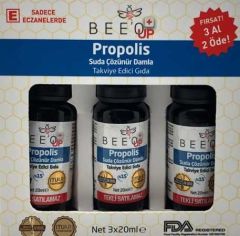 Beeo Up %15 Propolis Suda Çözünür Damla 20 ml