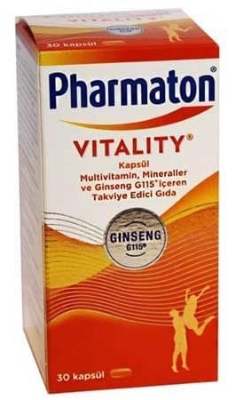 Pharmaton Vitality 30 Kapsül