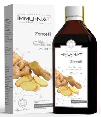 İmmunat Zencefil Ekstraktı 250 ml (Zingiber Officinale)