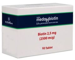 Nutra MedoHbiotin Tablet 2,5 Mg 60 Tablet