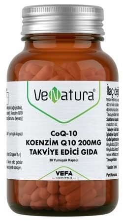 Venatura CoQ-10 Koenzim Q10 200mg 30 Kapsül