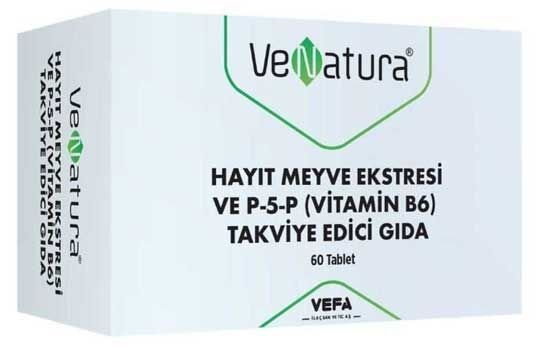 Venatura Hayıt Meyve Ekstresi ve P-5-P 60 Tablet