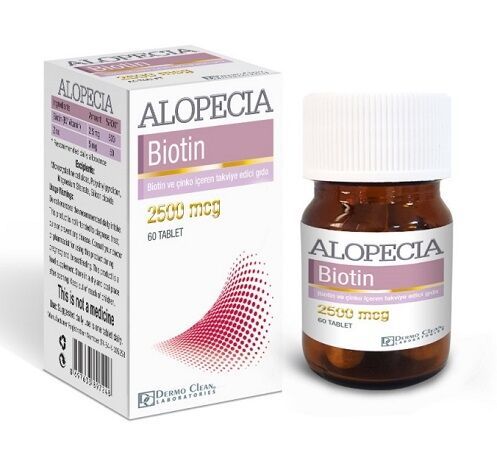 Alopecia Biotin 2500 mcg 60 Tablet