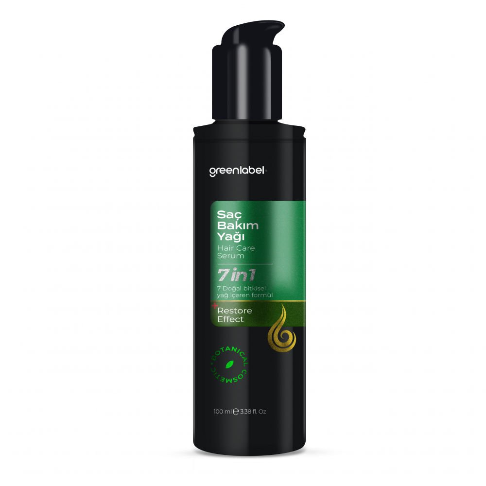 Greenlabel Botanikal Saç Bakım Yağı 7 in 1 Botanical Oil 100 ml.