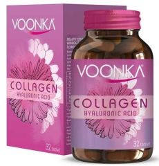 Voonka Beauty Collagen Hyaluronic Acid 32 Tablet