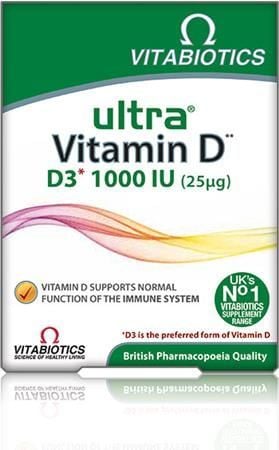 Vitabiotics Ultra Vitamin D D3 1000 IU 96 Tablet