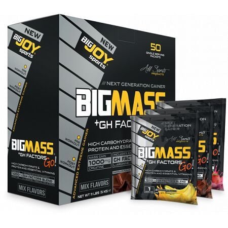 BIGJOY Sports Bigmassgo Gh Mix 50 Servis Çikolata - Çilek - Mix