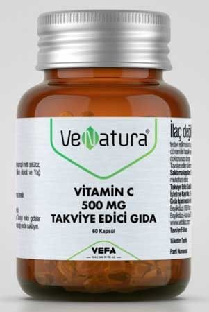 VeNatura Vitamin C 500 MG 60 Kapsül