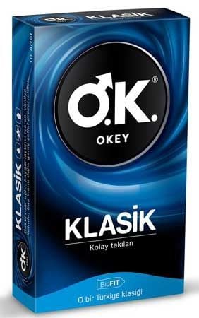 Okey Klasik Prezervatif 10 lu