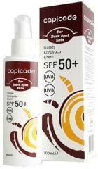 Capicade For Dark Spot Skin SPF50+ Lekeli Ciltler İçin Güneş Koruyucu Krem 100 ml