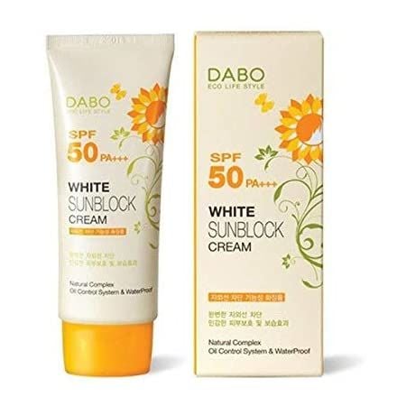 Dabo White Sun Block Cream 70 ml 2.3oz SPF 50+ PA+++