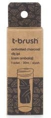 T-Brush Activated Charcoal  Cam Şişe Diş İpi