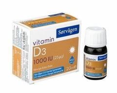 Sorvagen Vitamin D3 Damla 20 ML (1000 IU)