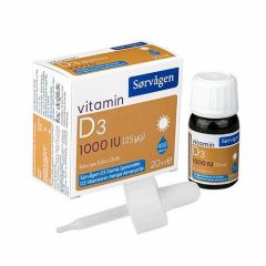 Sorvagen Vitamin D3 Damla 20 ML (1000 IU)