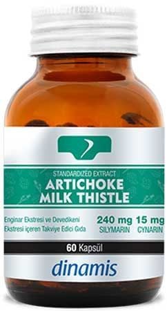 Dinamis Artichoke Milk Thistle 60 Kapsül