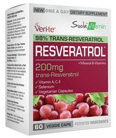 Suda Vitamin Resveratrol 60 Kapsül