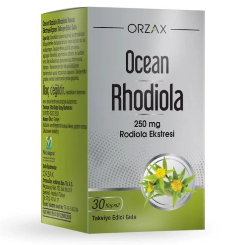 Ocean Rhodiola Kapsül 250mg 30 Kapsül